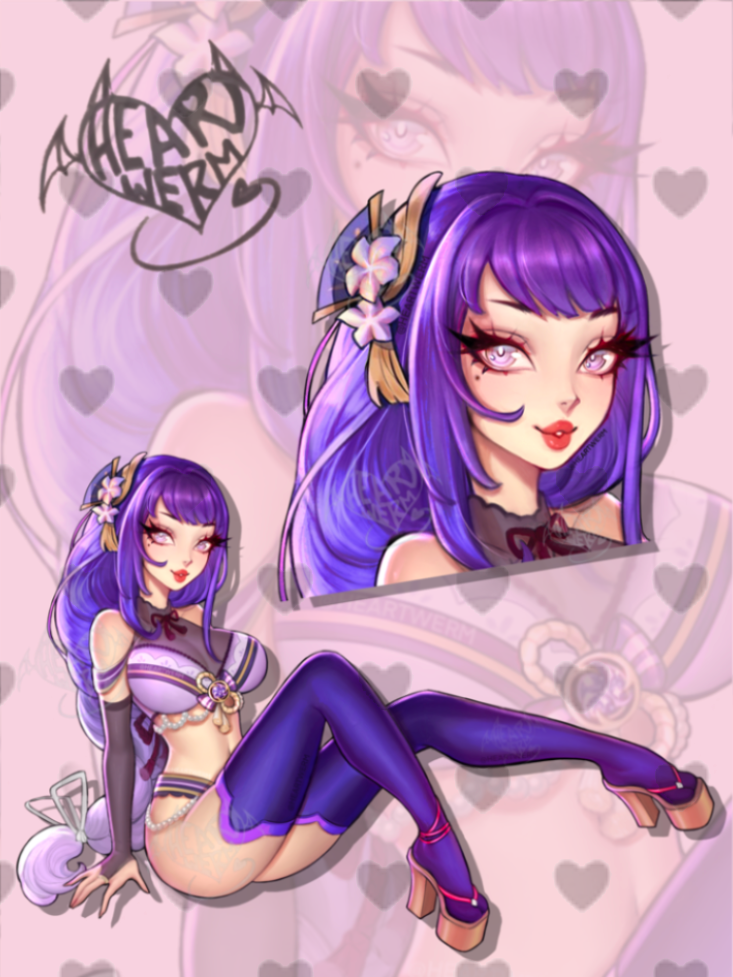 Raiden Shogun Decal Set