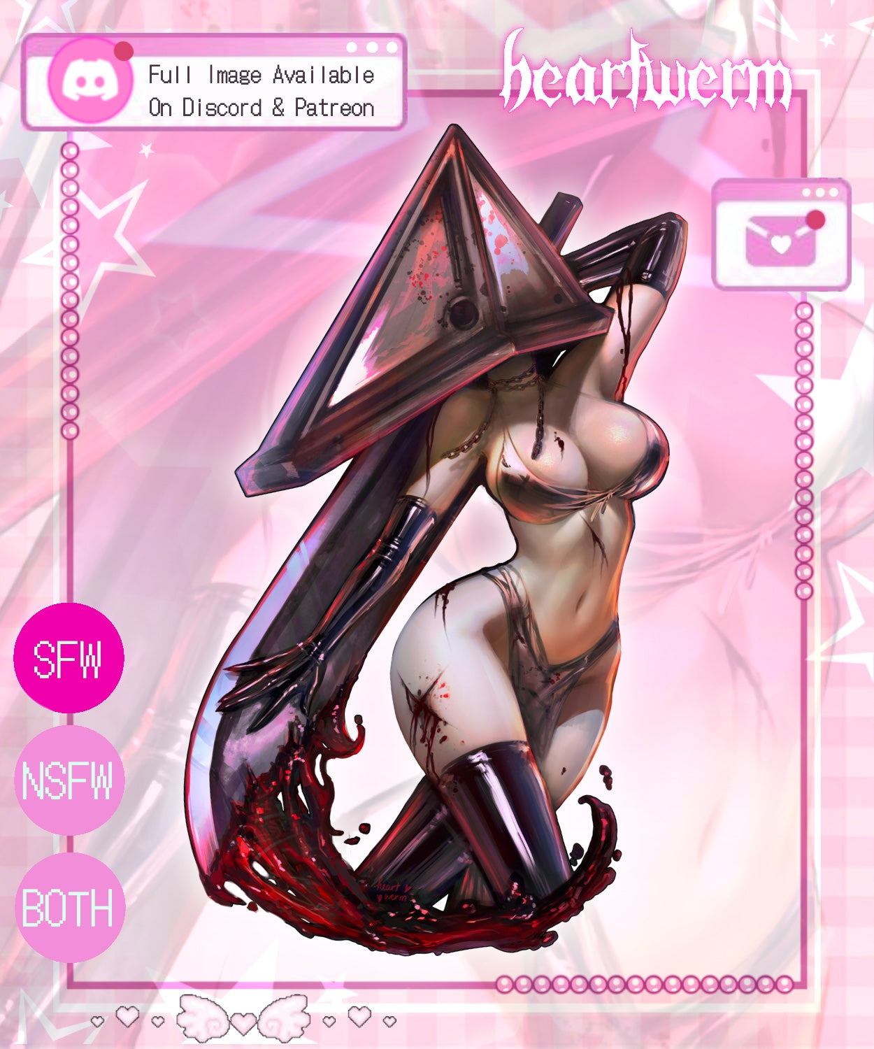 Red Pyramid Decal