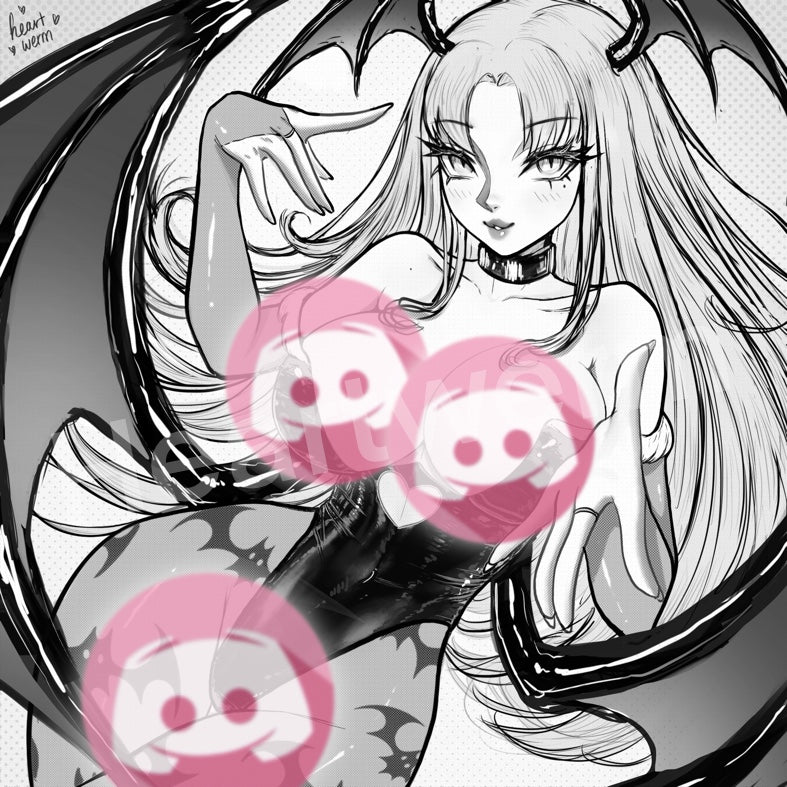 Morrigan Manga Mini Print