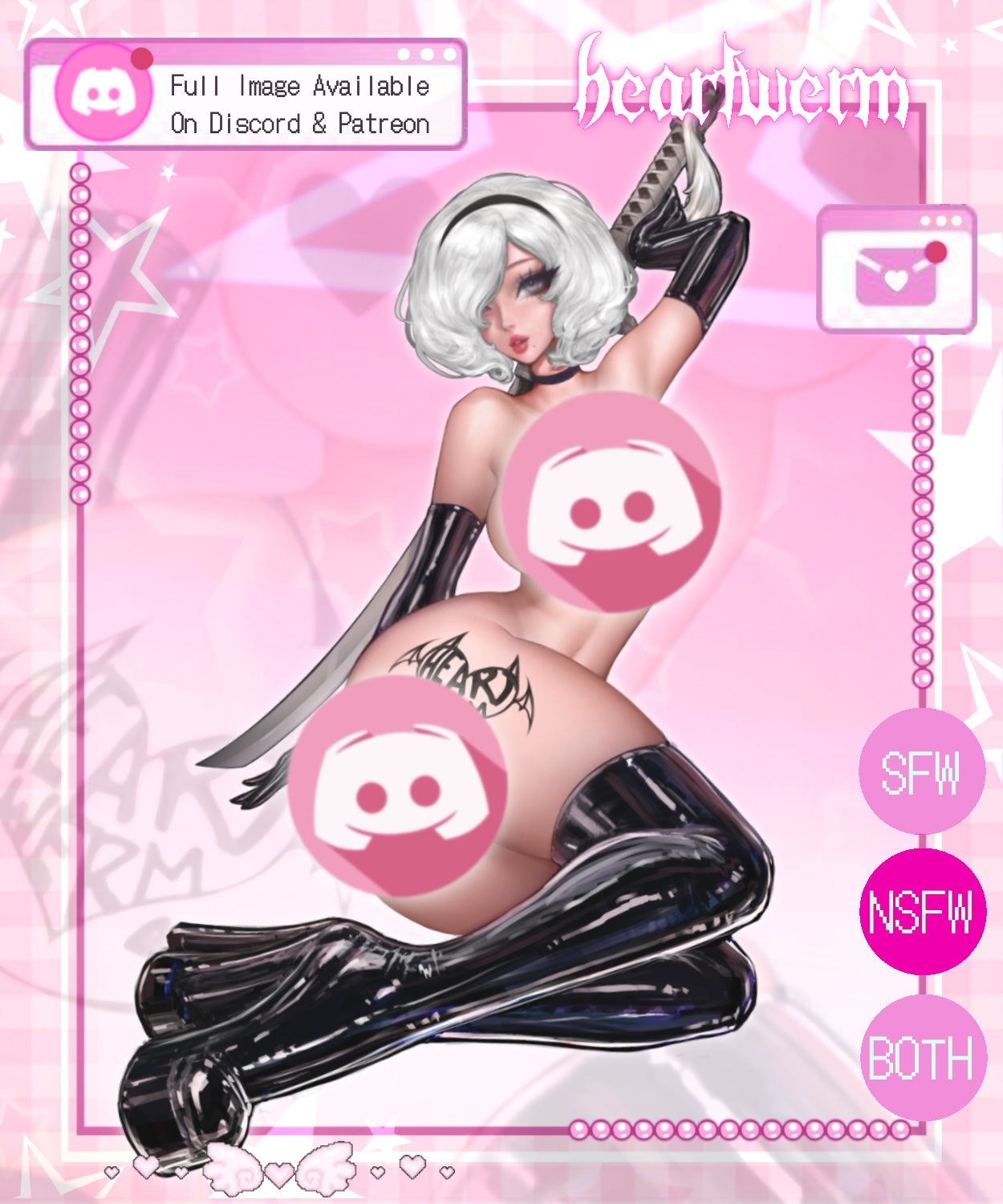 Femme Robot Decal