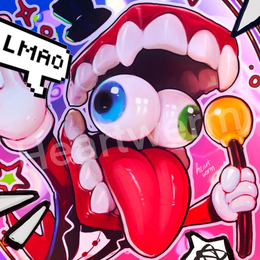 Circus Ringmaster Mini Print