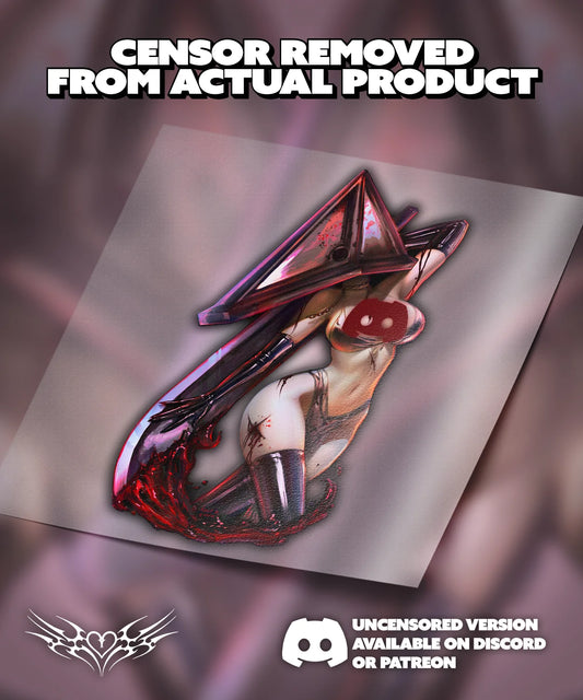 Red Pyramid Decal