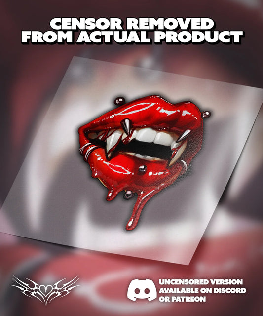 Vampy Fangs Decals