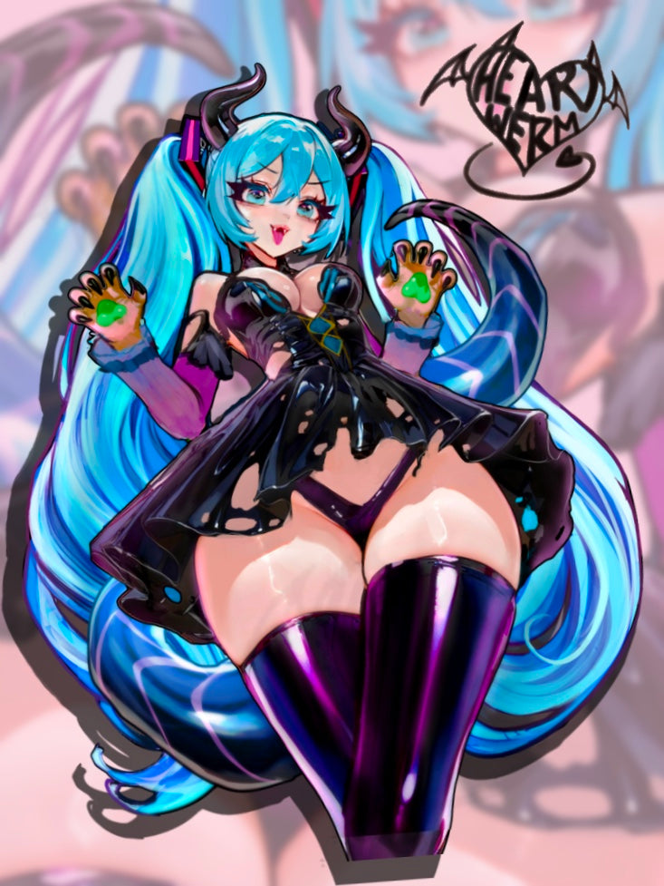 Villain Miku Decal Set