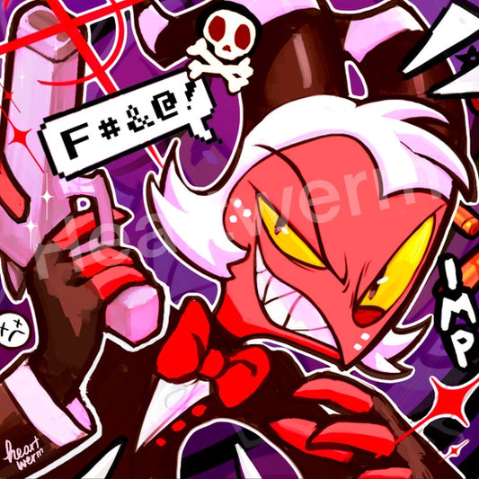 Moxxie Kill Square Print