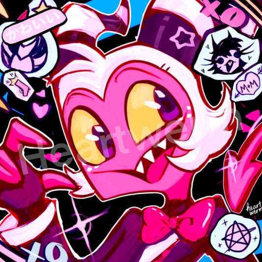 Moxxie Love Square Print