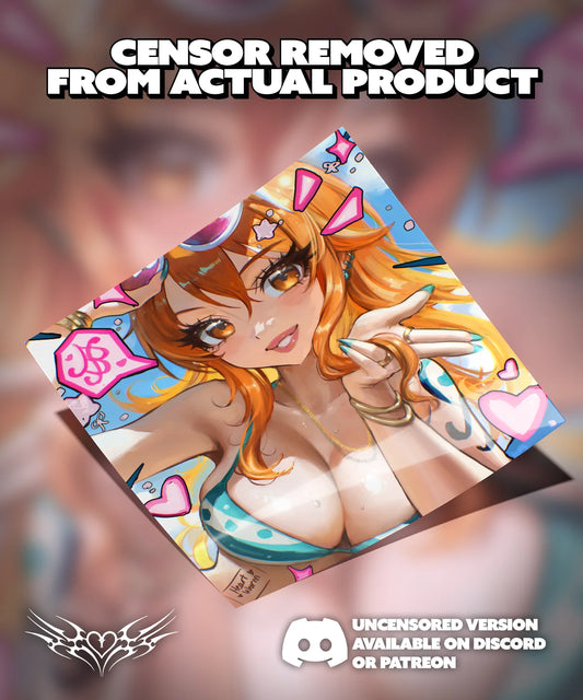 One Piece Beach Mini Print