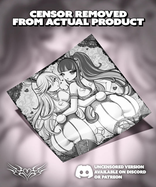Garment Sister Bunnies Manga Mini Print