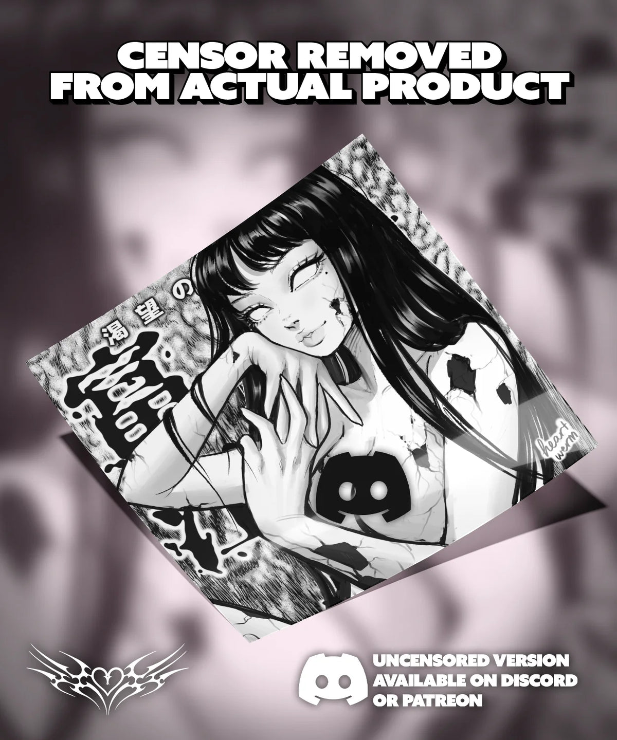 Horror Beauty Porcelain Mini Print