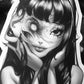 Horror Beauty Matte Sticker